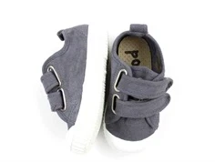 Pom Pom sko canvas light olive